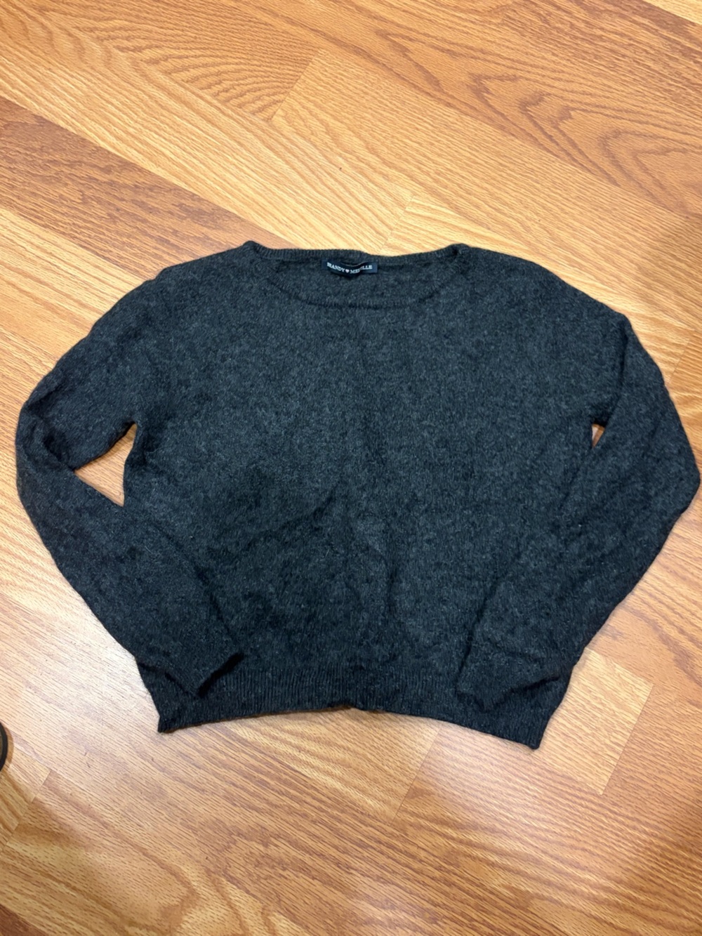 Brandy Melville Charcoal Crewneck Sweater